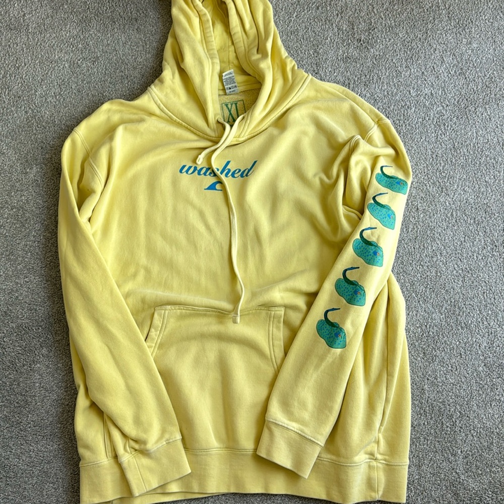 Mens XL Washed Apparel Hoodie